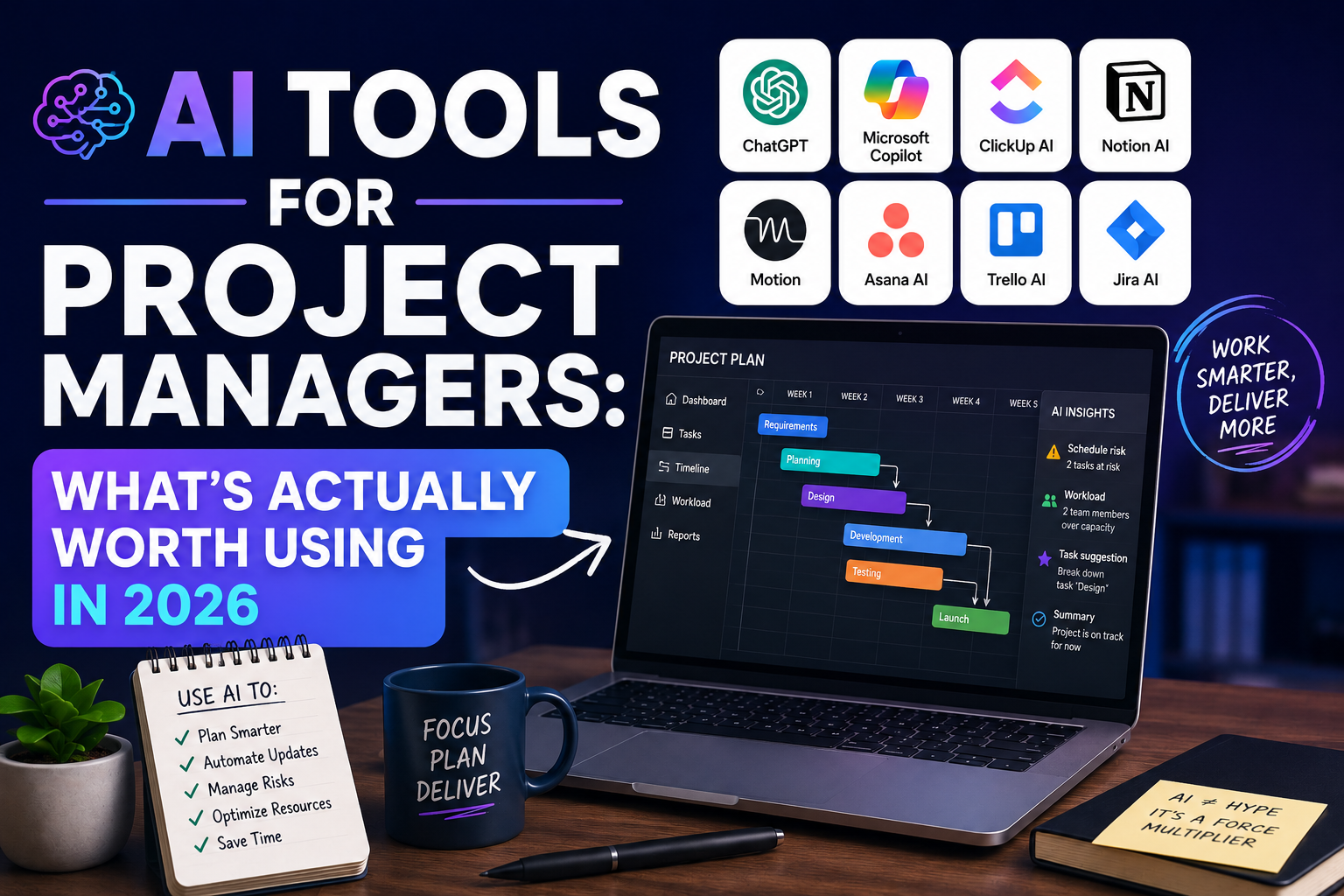 AI Tools for Project Managers What's Actually Worth Using in 2026