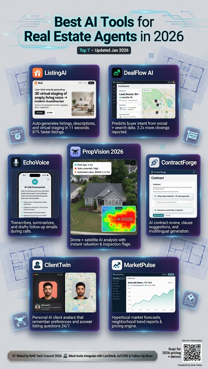 Best AI Tools for Real Estate Agents in 2026