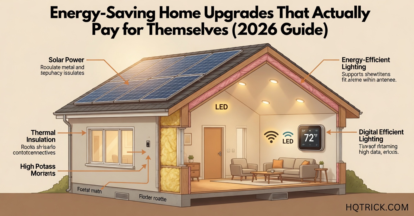 Energy-Saving Home Upgrades That Actually Pay
