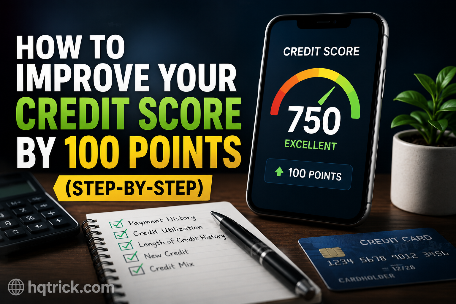 How to improve your credit score
