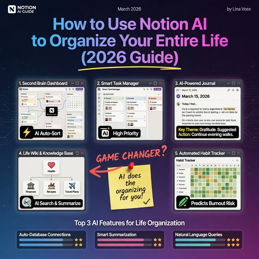 How to Use Notion AI to Organize Your Entire Life (2026 Guide)